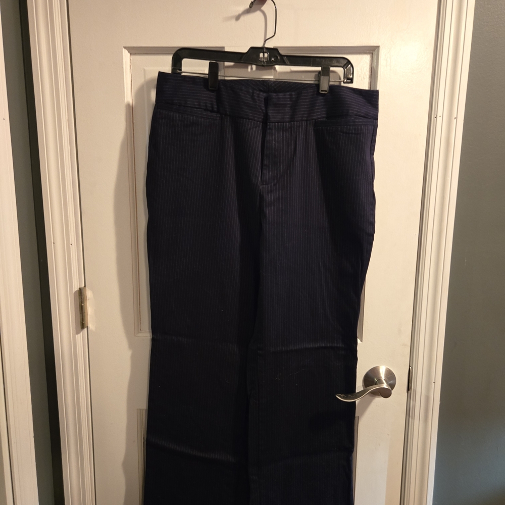 Navy Striped Dockers Pants